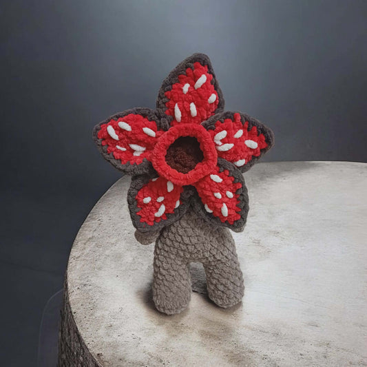 Stranger things crochet Demogorgan soft plushie toy