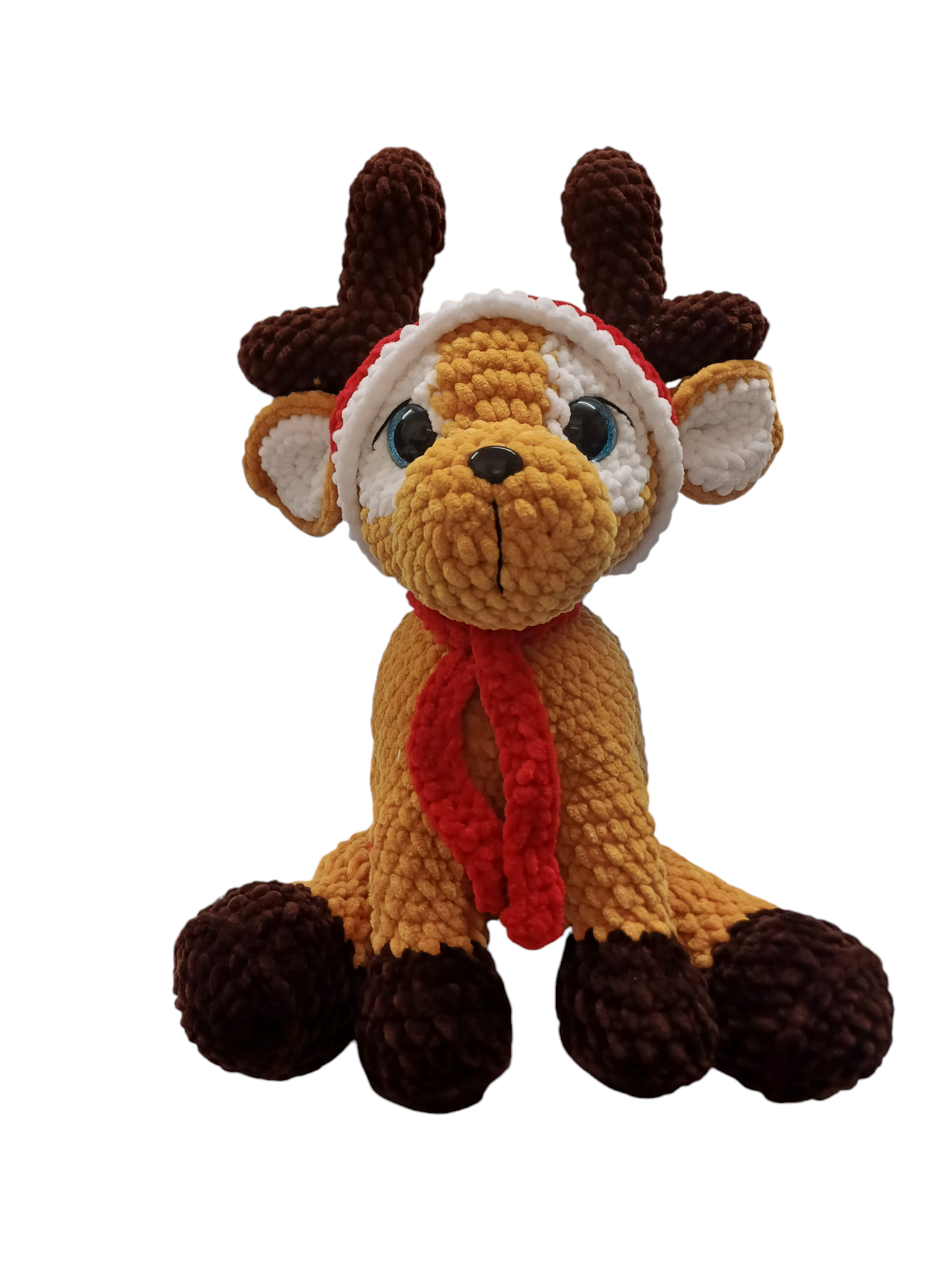 Large crochet Reindeer