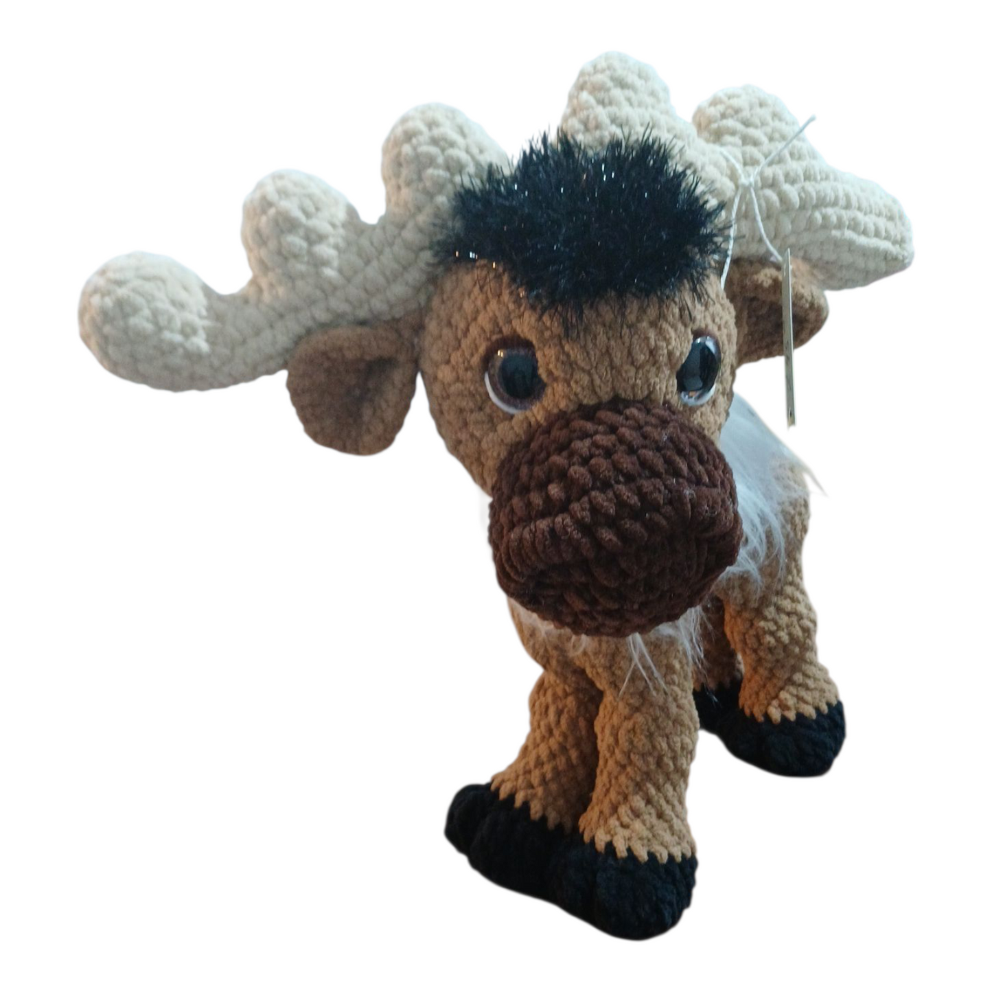 Crochet large moose 🫎 soft toy decoration