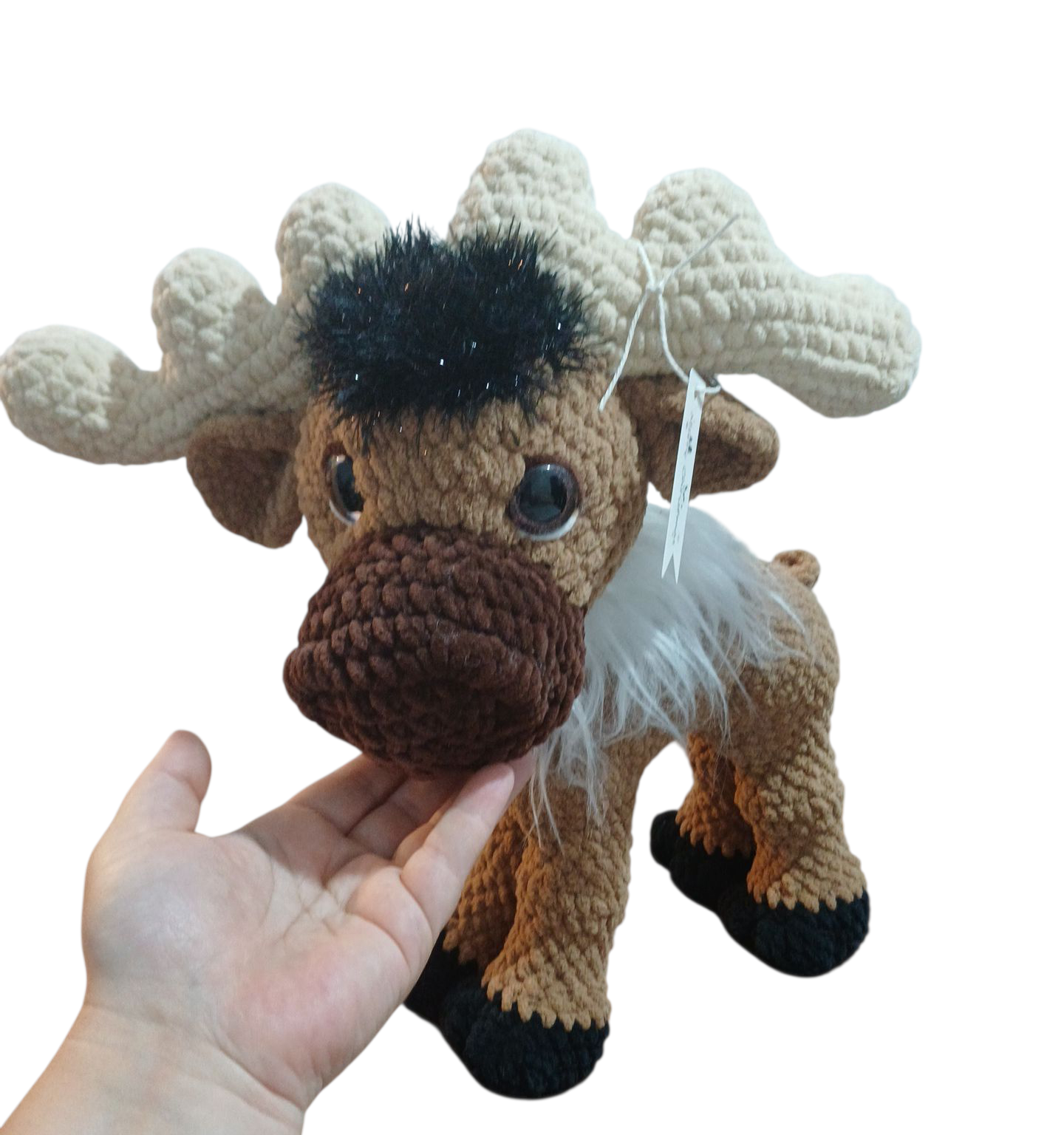 Crochet large moose 🫎 soft toy decoration