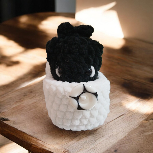 Crochet toothless (how to train your dragon) in egg 🥚