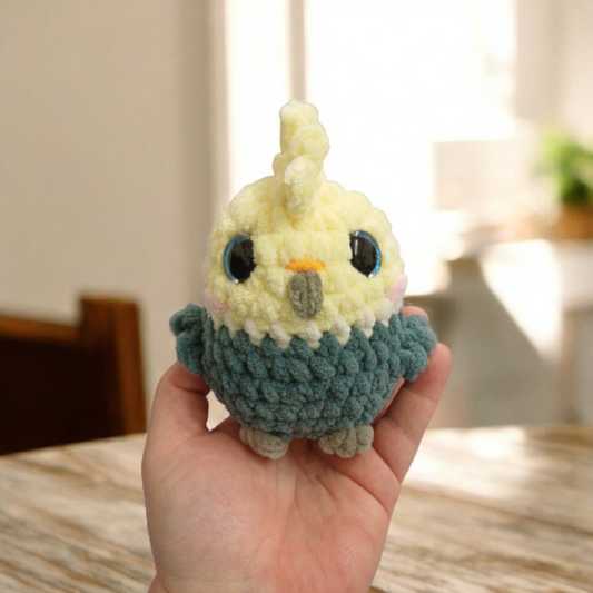 Crochet wee cockatiel parrot 🦜